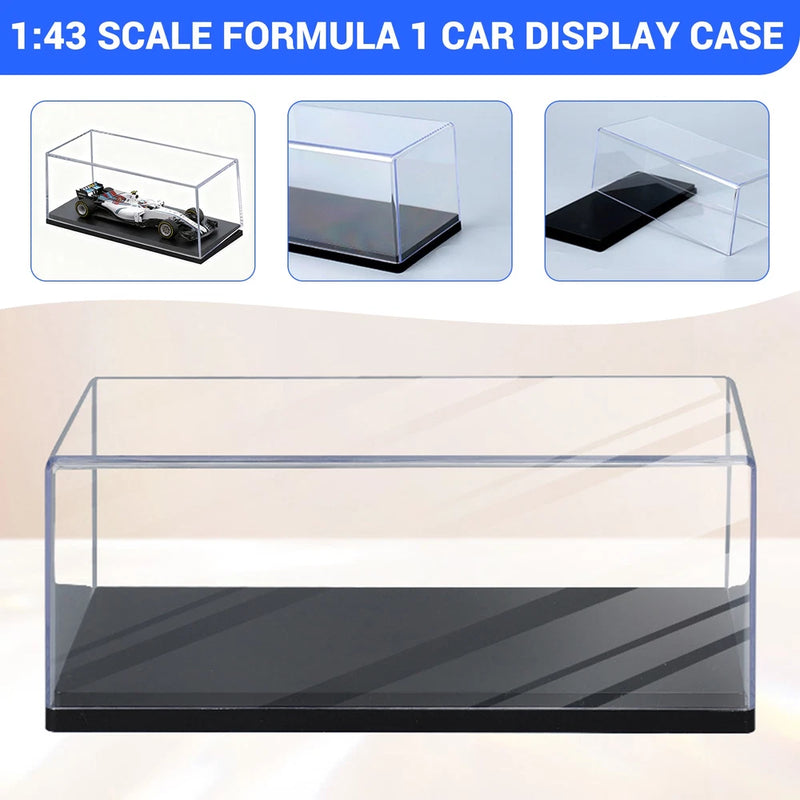1-20PCS 1:43 Acrylic Case Display Box Transparent Anti-Dust For F1 Model Car Toy