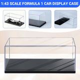 1-20PCS 1:43 Acrylic Case Display Box Transparent Anti-Dust For F1 Model Car Toy