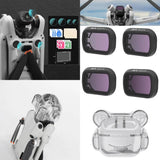 For DJI Mini 4 Pro Drone Camera Guard Lens Cap / Lens Filter / Lens Sensor Film