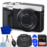 Panasonic TZ99 ZS99 Digital Camera (Silver) DC-TZ99E-S - 7PC Accessory Bundle