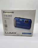 Panasonic LUMIX DMC-TS30 16.1MP Point & Shoot Camera - Blue