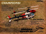 Bell Long Ranger III RC Helicopter Schluter Print Ad Ephemera Wall Decor