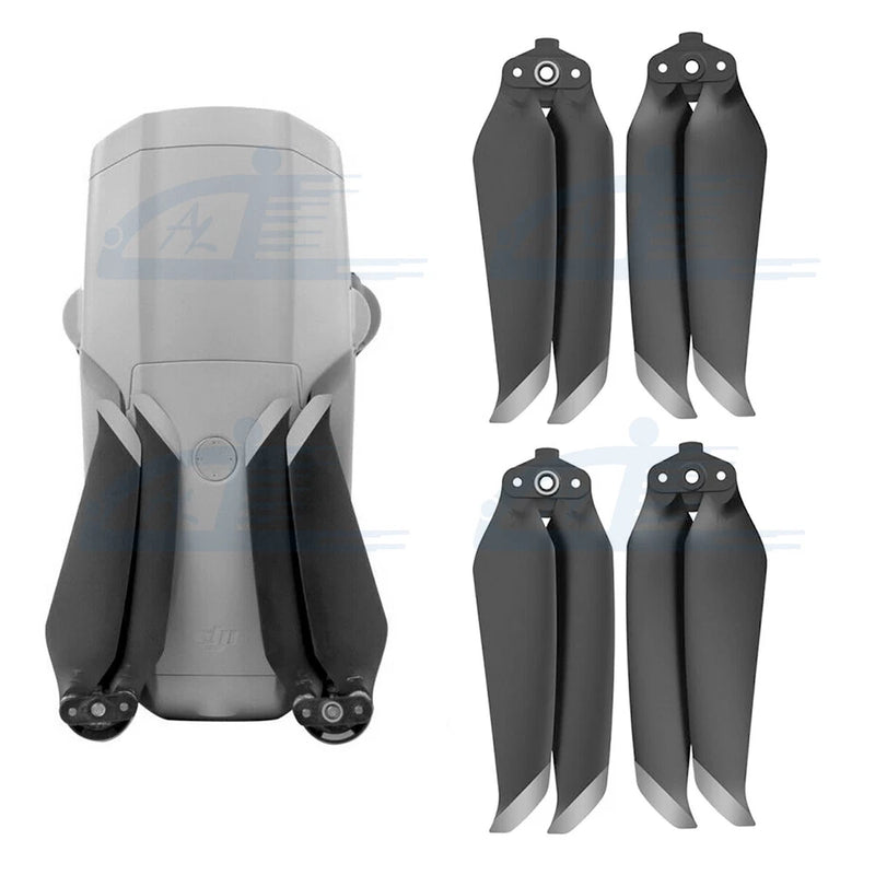 4pcs 7238F Propellers Low-Noise Quick Release Props Silver for DJI Mavic Air 2
