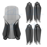 4pcs 7238F Propellers Low-Noise Quick Release Props Silver for DJI Mavic Air 2