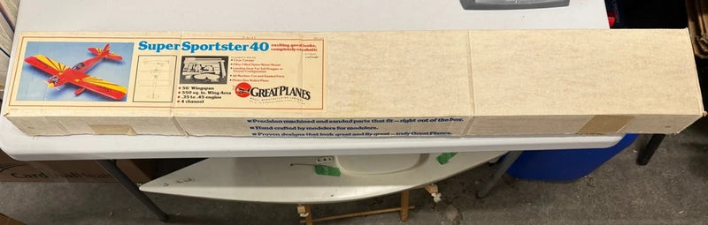Great Planes Super Sportster 40 Kit - 56?? Vintage Sport Aerobatic RC Airplane
