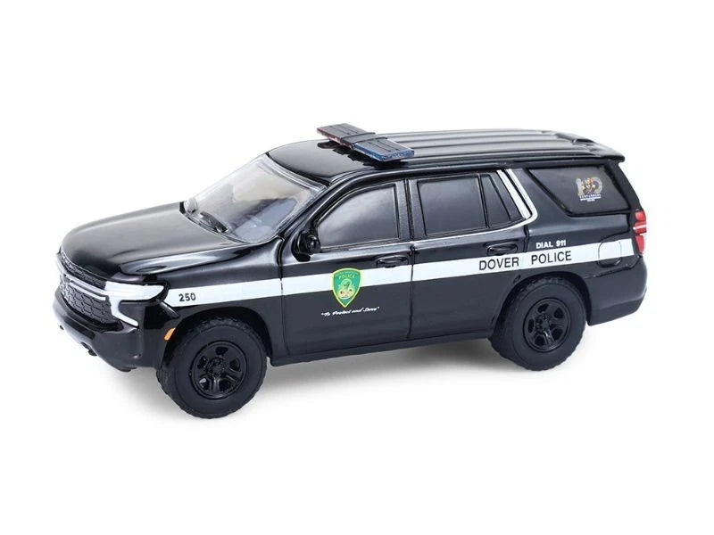 2024 Chevrolet Tahoe ¨C Dover Police Diecast 1:64 Scale Model - Greenlight 30549