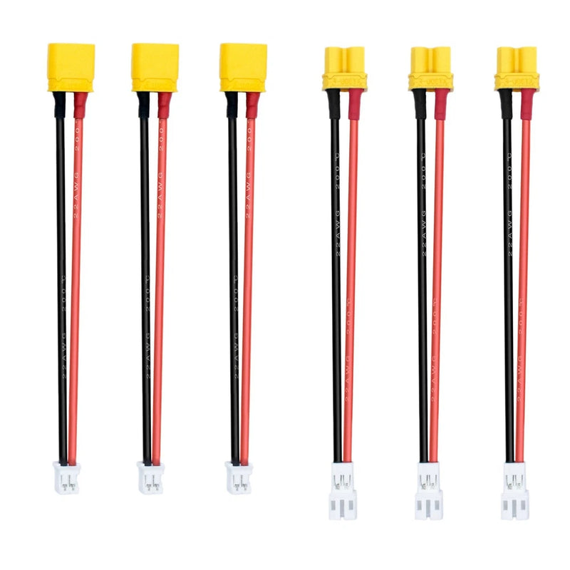 XT30 to PH2.0 Male Female Adapter Conversion Cable 22AWG 10cm Tiny Whoop JST ... Converter