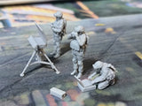 3d Printed 1/72 1L271 Counter-Battery Radar Soldier Set (Three-Person) Battery