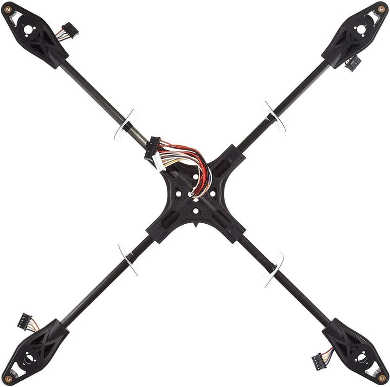 Parrot AR.Drone 2.0 central cross frame with four arms and mounting holes