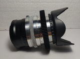 KMZ Helios 44 58mm f/2 Silver Lens Swirly Bokeh for Sony Nex/E Cinema serviced