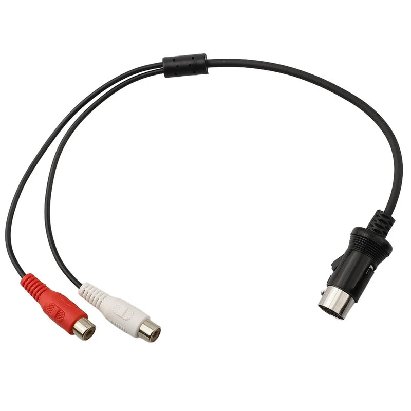 Car Audio For RCA To 13 Pin Cable AUX Audio Adapter For Kenwood CD Player