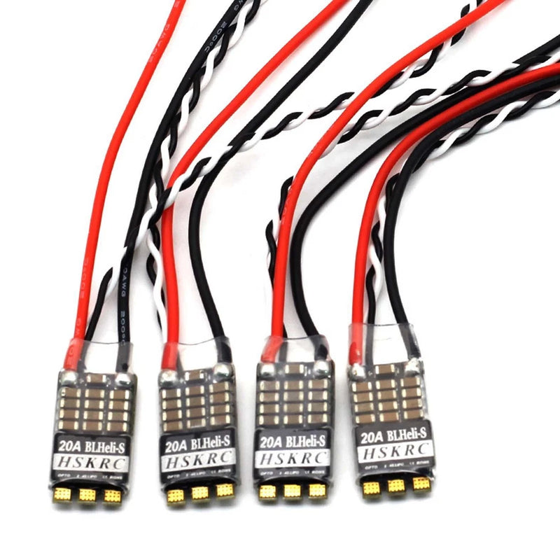 4pcs Brushless BLHeli-S 20A 30A ESC 2-4S DSHOT For RC Racing FPV Quadcopter F450