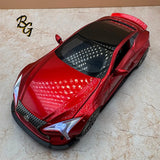 2019/2026 Lexus LC500 Coupe 1:32 Diecast Model - Red - W/Display Stand & Box