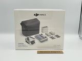 DJI Mini 3 Fly More Combo box with included remote controller and accessories