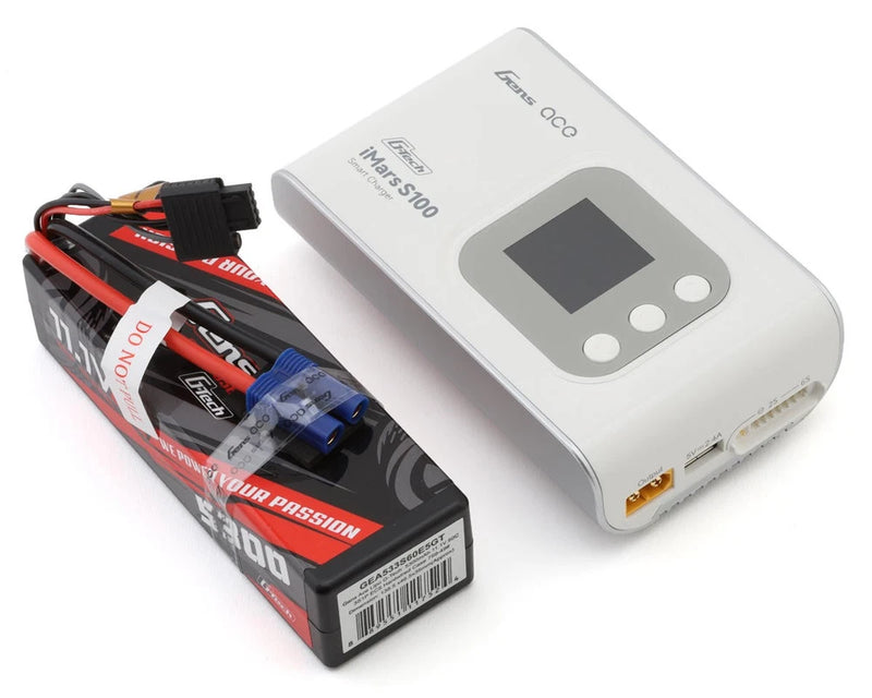 Gens Ace G-Tech Smart 3S Bundle w/3S 60C EC5 LiPo Battery (5300mAh) Battery