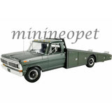 ACME A1801411 1970 FORD F-350 RAMP TRUCK 1/18 DIECAST MODEL HIGHLAND GREEN