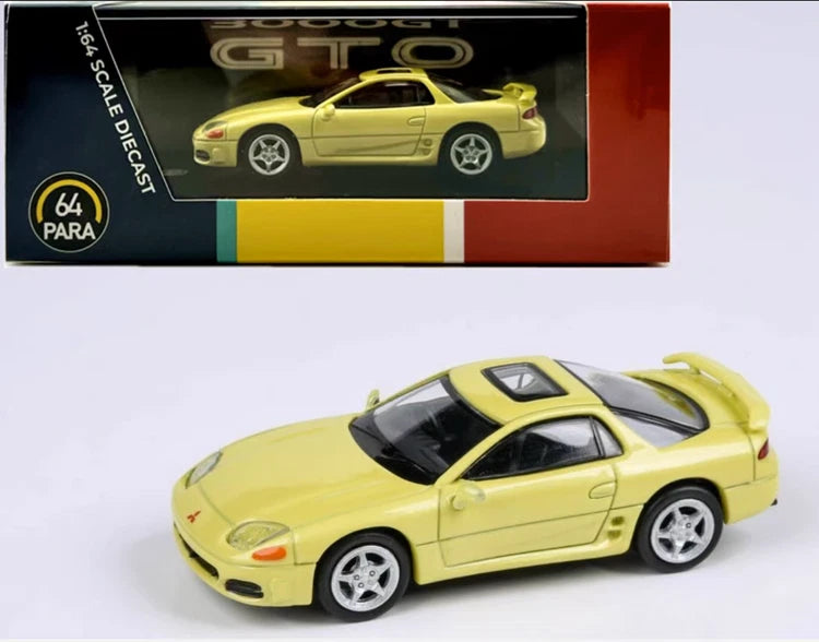 PARA 1/64 Scale Mitsubishi GTO 3000GT Alloy Diecast Model Car 5 Colors Gifts