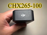 DJI CHX265-100 black battery charging hub with DJI logo, compact box