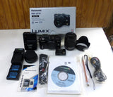 Panasonic LUMIX DMC-GF2 GF2 Micro 4-3 Four Thirds Kit w/ 14-42mm Lens! Open Box