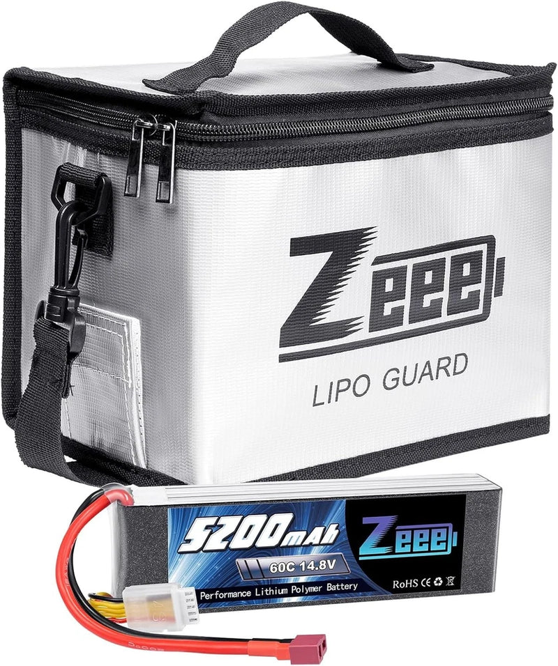 4S Lipo Battery 5200mAh 14.8V 60C Soft Pack Battery T Connector 1 Pack Battery