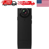 Portable 1080P Body Camera with IR Night Vision & 6H Battery Life for Travelers