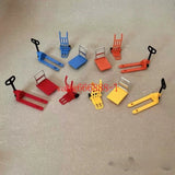 1:20 Hand Truck Pallet Jack Forklift Models Miniature Warehousing Simulation Kit