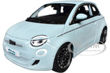 2023 FIAT 500E LIGHT BLUE 1/24 DIECAST MODEL CAR BY BBURAGO 21110