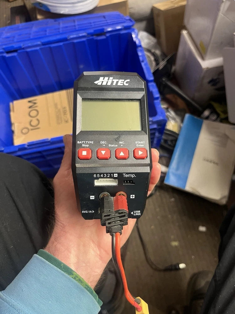 Hitec RCD RDX1 AC/DC RC Airplane Car Battery Charger Discharger HRC44245 (5-OD1) Battery
