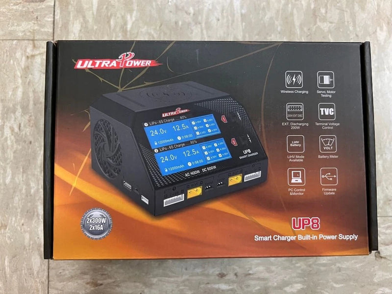 Ultra Power UP8 AC 400W/ DC 600W Dual Channel Charger Discharger Tester UPTUP8 Battery