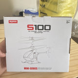 Syma S100 3.5 Channel 2.4GHz Micro RC Helicopter Mini-Series Model for Ages 8-11