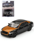 MINI GT 1:64 Bentley Flying Spur Orange Flame / Onyx Black Model MGT00991-P11