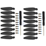 16pcs For DJI Mini 4K Accessories Low-Noise Propellers Carbon Fiber Prop Blade Drone