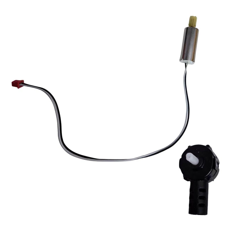 Drone motor spare part with insulated wiring harness and connector