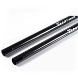 2PCS Tarot Helicopter Black Metal Tail Boom for Align Trex 550 RC Helicopter