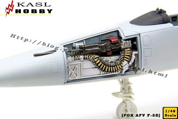 1/48 resin model gun bay set with cannon and ammo for F-5E TIGER II