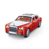 1/36 Rolls Royce Phantom Car Model Alloy Diecast Simulation Toy with Sound Light