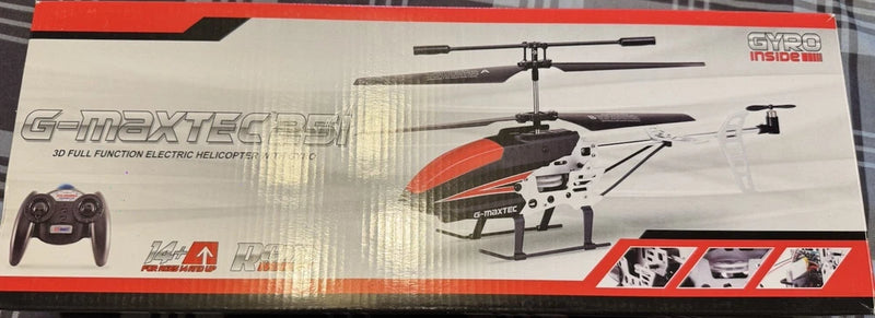 3-channel electric RC helicopter with transmitter, boxed