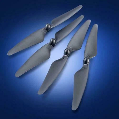 Set of four black drone propeller blades with central hub for SP700