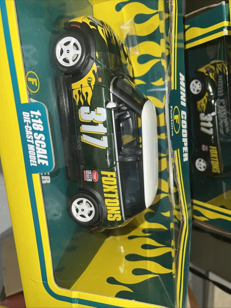 Foxton¡¯s Mini Cooper Green Car 317 Rally 1:18 scale die-cast model
