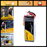 850mAh 11.1V 45C 3S LiPo Battery Pack XT30 Plug for Multirotor FPV Quadcopter Battery