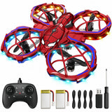 Spider Mini Drone for Kids, RC drone with LED Lights, Indoor & Outdoor Flying...