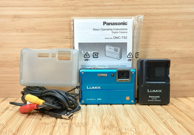 Panasonic Lumix DMC-TS2 14.1 MP Waterproof Digital Camera, Made in Japan