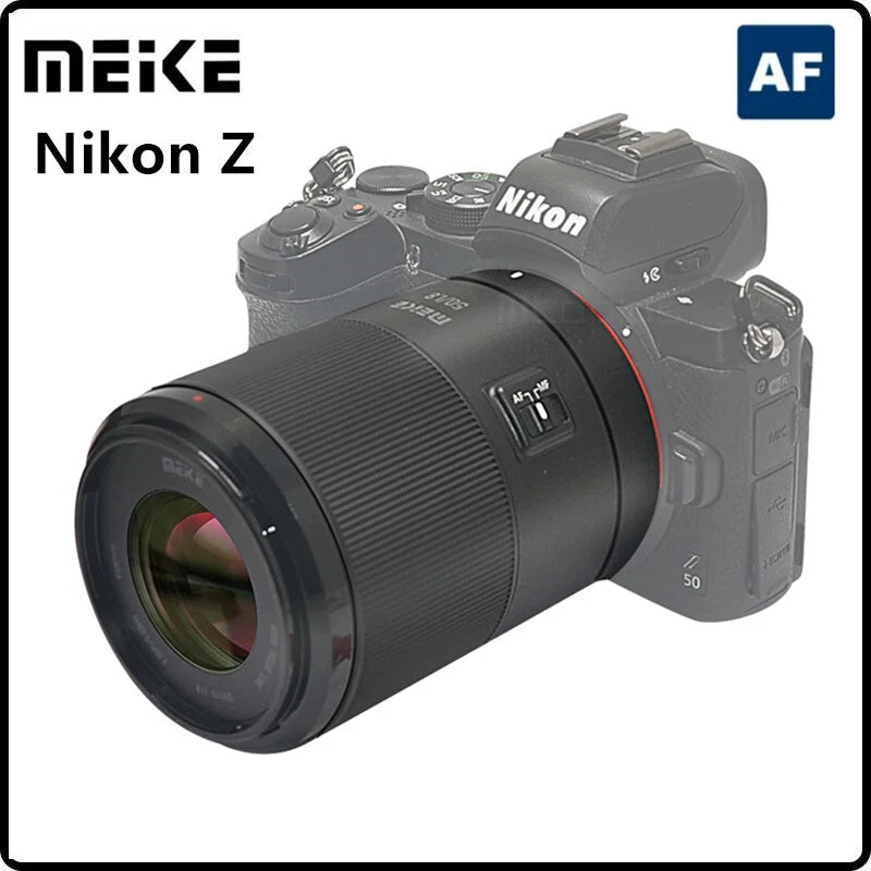 MEIKE 50mm F1.8 Auto Focus STM Full Frame Prime Lens for Nikon Z-Mount Cameras