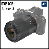 MEIKE 50mm F1.8 Auto Focus STM Full Frame Prime Lens for Nikon Z-Mount Cameras