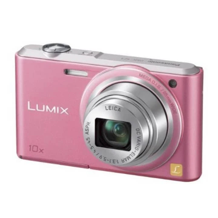 Panasonic LUMIX Pink Digital Camera with Case Excellent Condition Compact