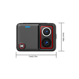 8K Dual Camera Action Camera With Day Night Dual Lens 2.51 Inch Flip Touch CLDY