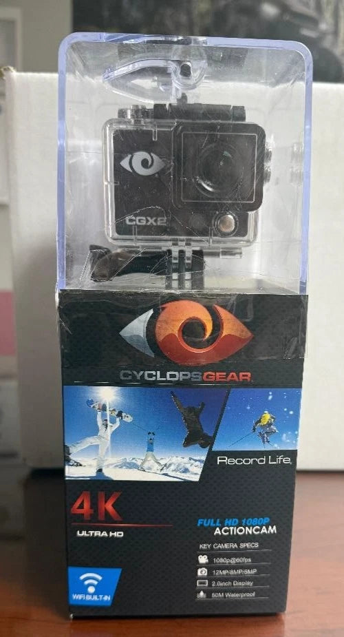 Cyclops Gear CGX2 4K Ultra HD 50m Waterproof Action Camera