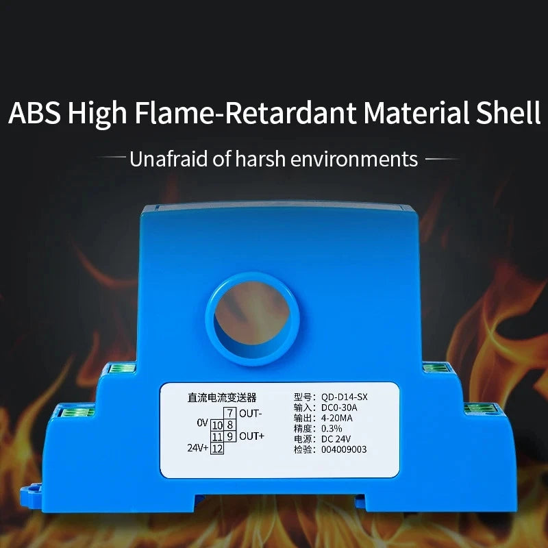Current Sensor AC DC Hall Effect 0-150A Converter Transmitter 4-20mA 0-5V 10V