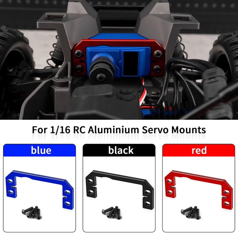 FLYXM Steering Servo Mount Fixed Bracket for Tra-xxas Mini Maxx 2S 1/16 RC Cars