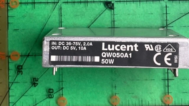 Lucent Power Module QW050A1 DC to DC Converter 50W 36 to 75vdc Input 5vdc Output